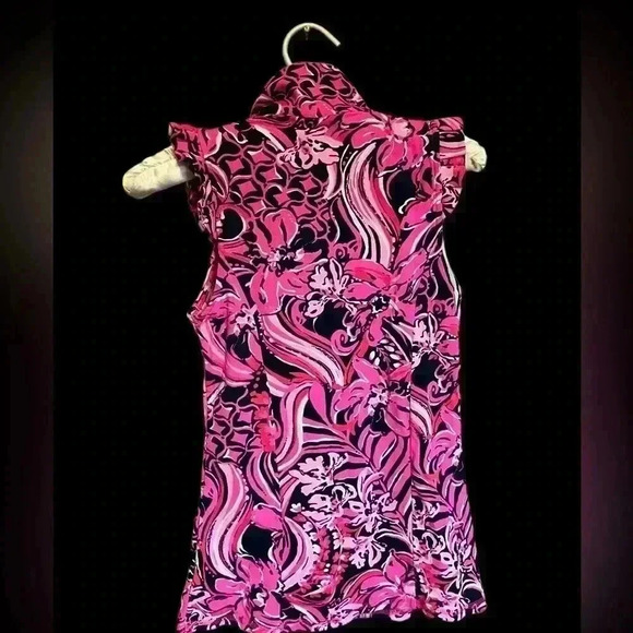 Lilly Pulitzer UPF 50+ Larissa Half-Zip Top Sz XXS - Picture 5 of 7